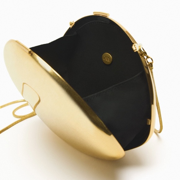 ZARA GOLD BOX BAG - Picture 9 of 12